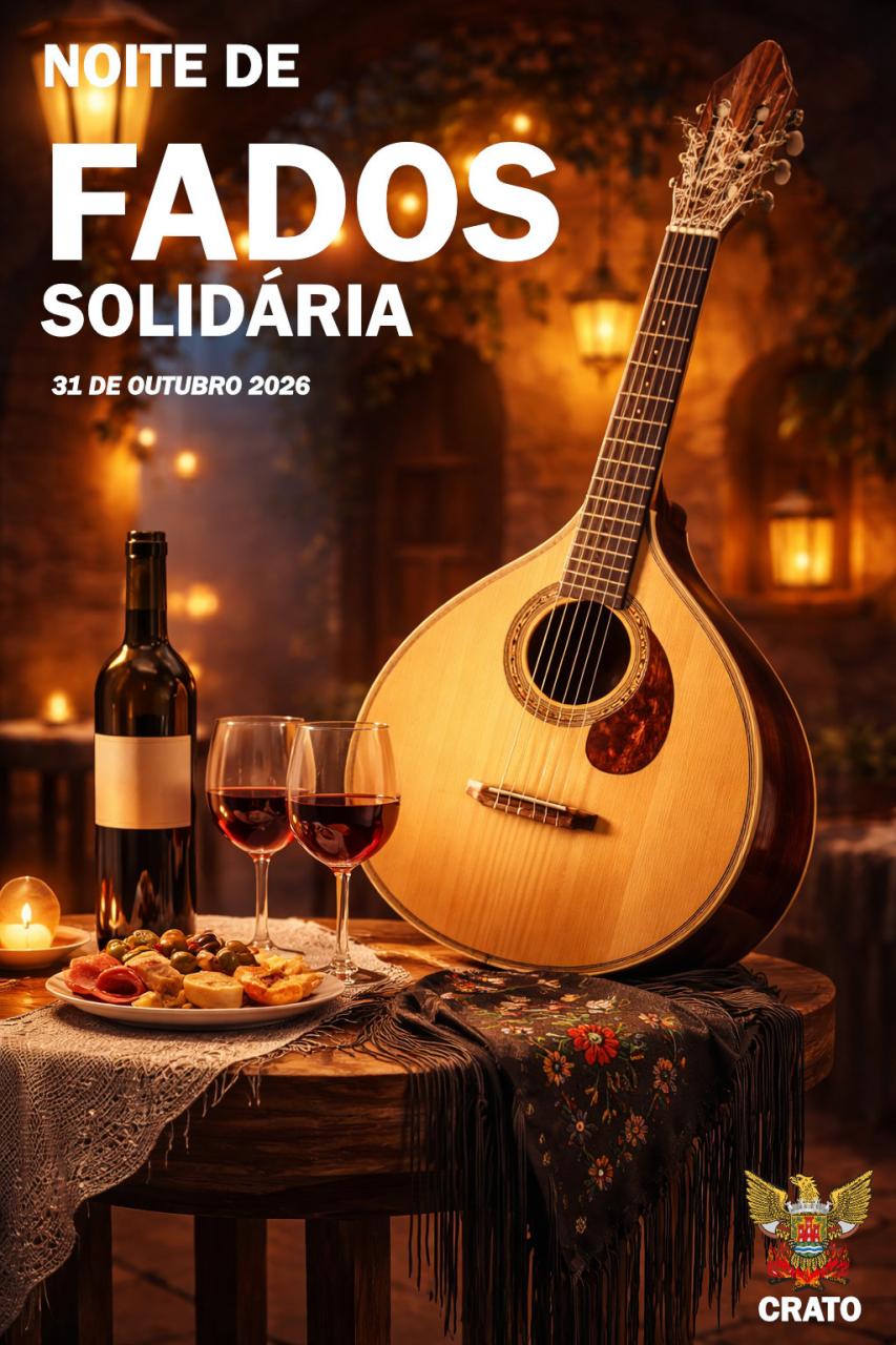 Marque na Sua Agenda    *Noite da Fados Solid&aacute;ria a realizar dia 31 de outubro de 2026