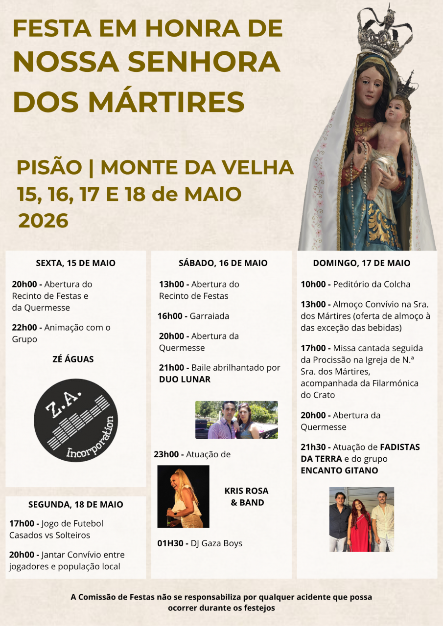 Festa em honra de Nossa Senhora dos M&aacute;rtires