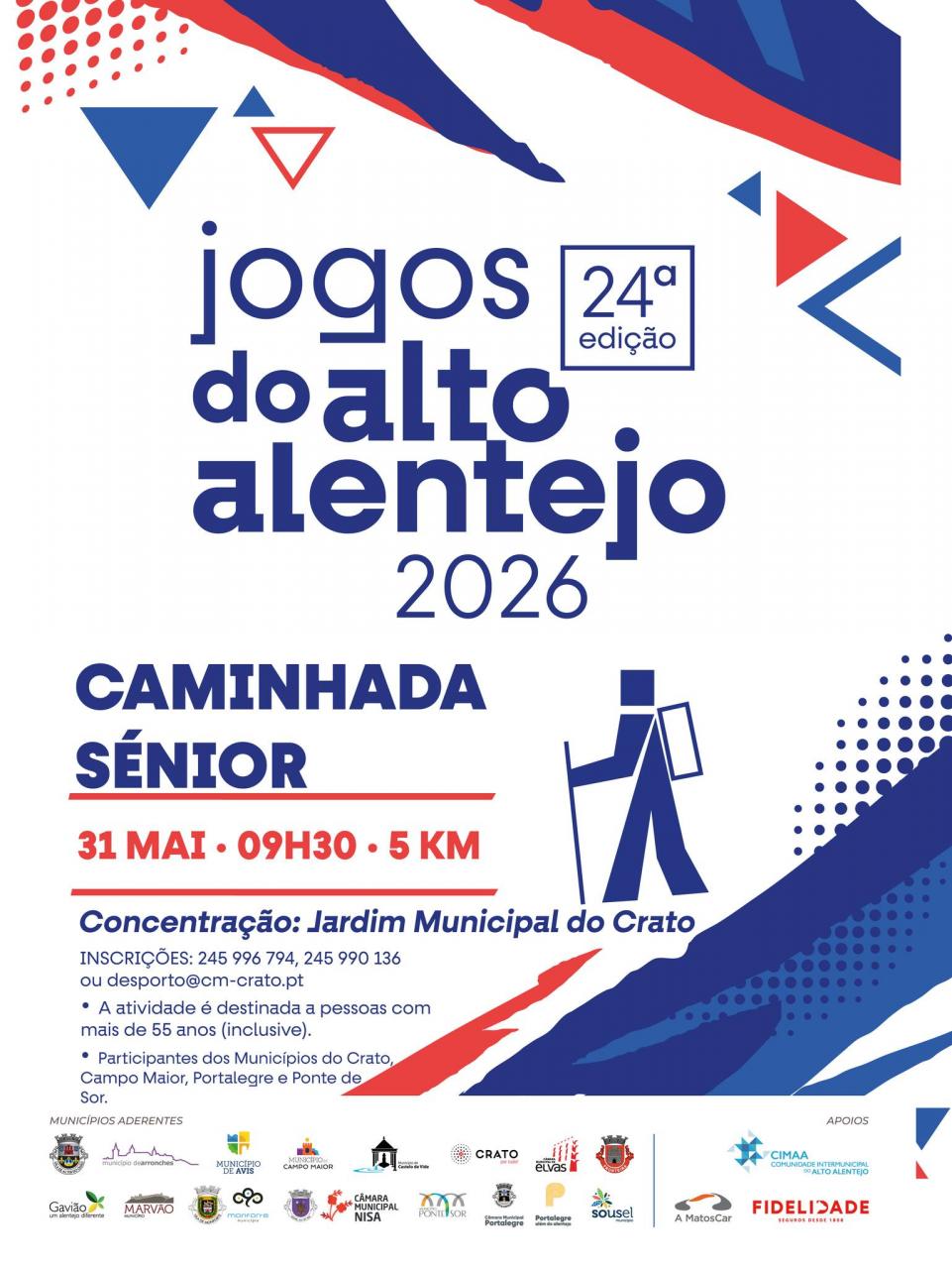 Caminhada S&eacute;nior - 24&ordf; Edi&ccedil;&atilde;o Jogos do Alto Alentejo 2026
